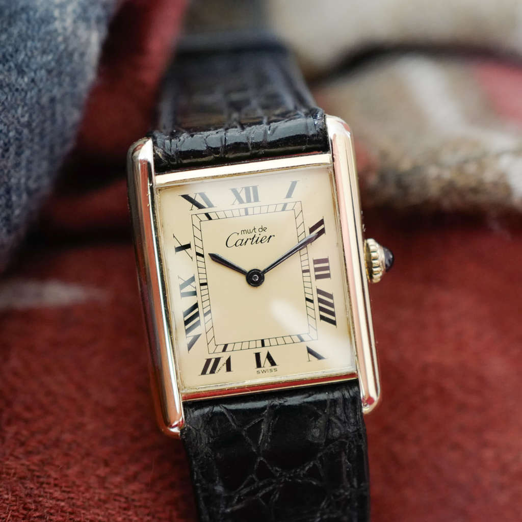 cafe noir montres vintage cartier tank must grand modele vermeil plaque or_6 cafe noir montres vintage cartier tank must grand modele vermeil plaque or_6