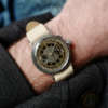 cafe noir montres vintage marseille horloger chronographe militaire triple poussoir militaire télémètre tachymètre gilt vintage_2