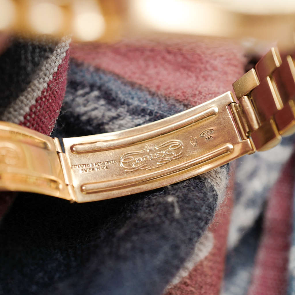 cafe noir montres vintage rolex datejust 1601 bracelet or jaune massif 18k bracelet president 1956_8