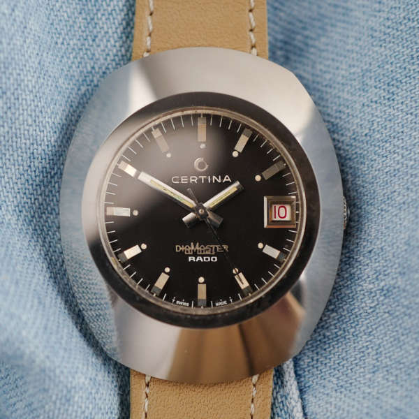cafe noir les montres vintage horloger marseille vintage neuf de stock certina RADO DiaMaster ceramique tritium_3