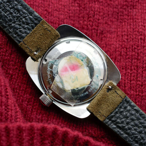 cafe noir montres vintage horloger marseille sabina diver vintage neuf de stock NOS Incabloc Automatic eta 2472_6