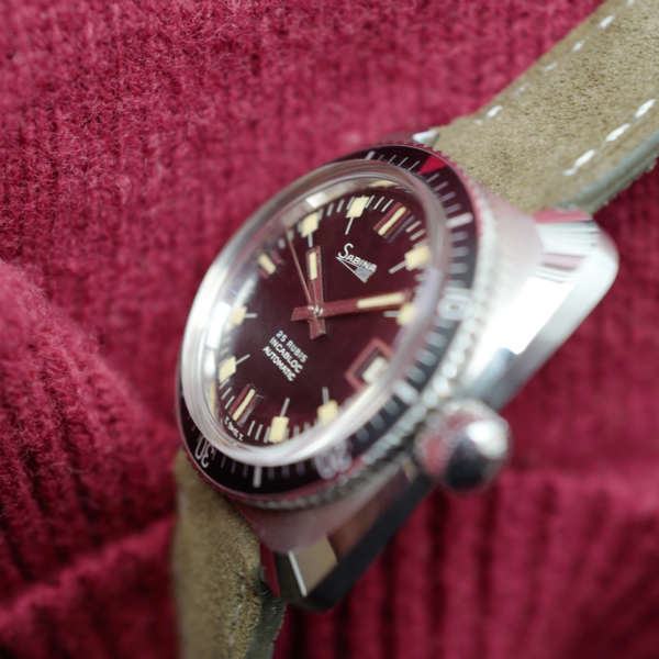 cafe noir montres vintage horloger marseille sabina diver vintage neuf de stock NOS Incabloc Automatic eta 2472_7