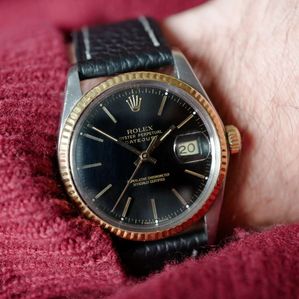 cafe noir montres vintage rolex 16013 36mm vintage hormme femme cadran noir or acier bicolor_1 cafe noir montres vintage rolex 16013 36mm vintage hormme femme cadran noir or acier bicolor_1