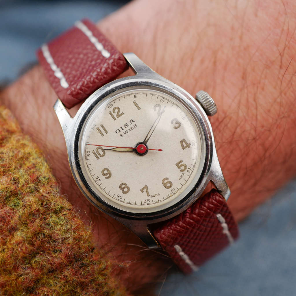 cafe noir montres horlogerie marseille gisa montre militaire vintage mécanique_2