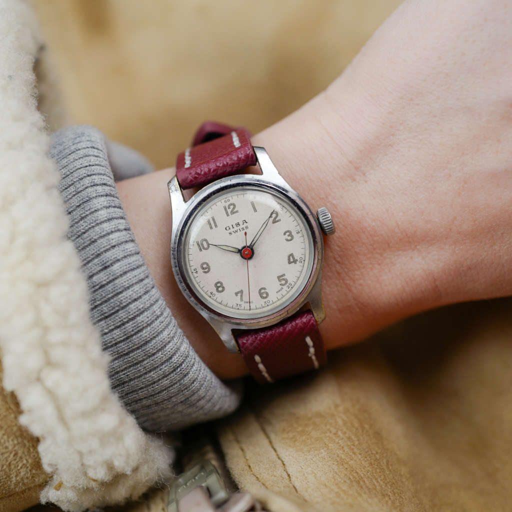 cafe noir montres horlogerie marseille gisa montre militaire vintage mécanique_2