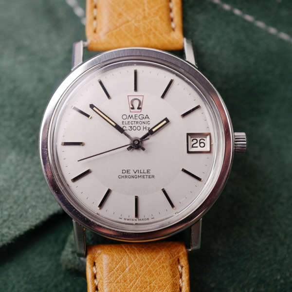 cafe noir montres horlogerie marseille omega Electronic F300Hz De Ville Réf. 198.0032 Omega 1250 année 1972_1