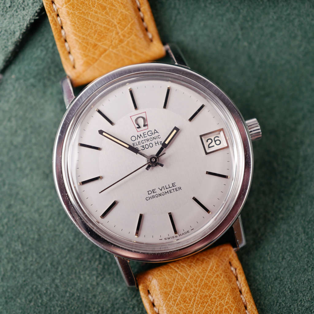 cafe noir montres horlogerie marseille omega Electronic F300Hz De Ville Réf. 198.0032 Omega 1250 année 1972_1