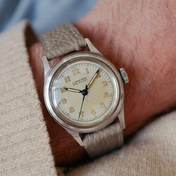 cafe noir montres vintage horloger marseille longines fab suisse ref 5774 marine nationale_1