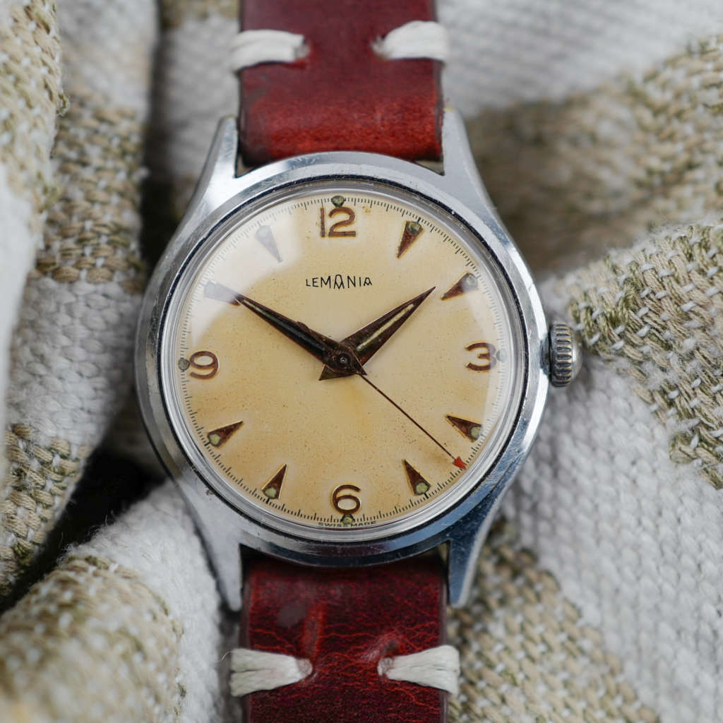 cafe noir montres vintage horloger marseille militaire patine tropicale lemania military_1