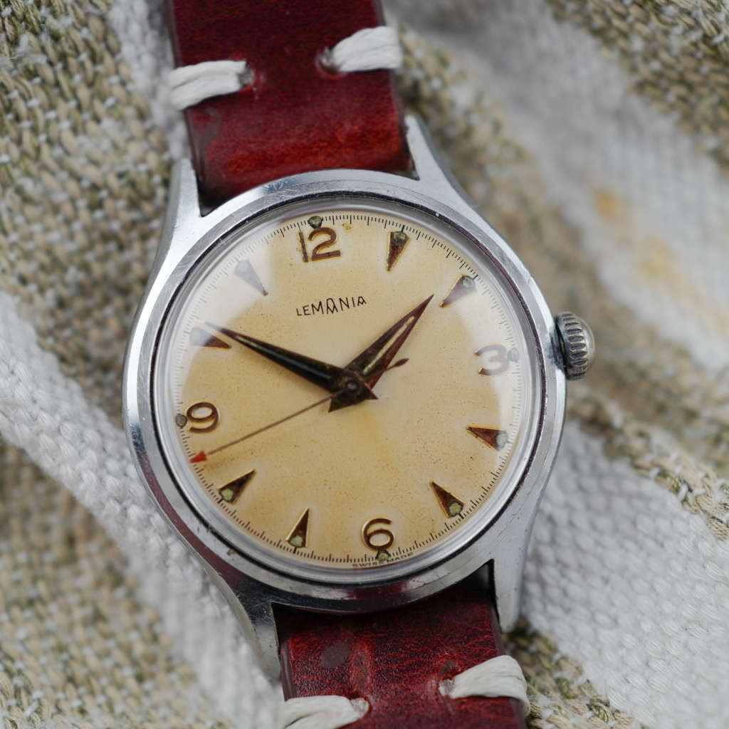 cafe noir montres vintage horloger marseille militaire patine tropicale lemania military_1