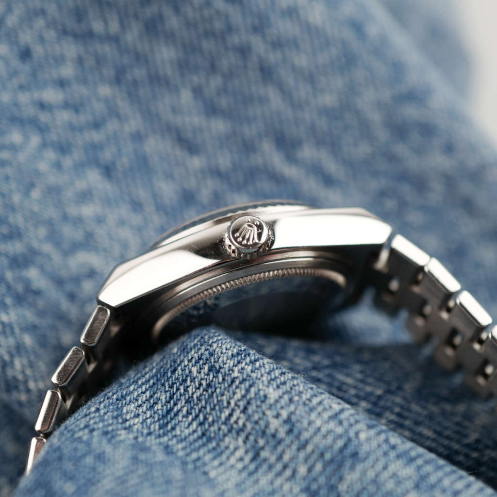 cafe noir montres vintage horloger marseille vintage rolex day date oyster quartz cadran bleu or blanc ref 19019_1