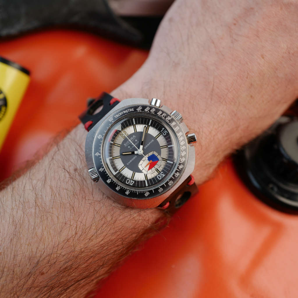 cafe noir les montres SICURA Automatic Oversize Chronographe vintage 1970_8 cafe noir les montres SICURA Automatic Oversize Chronographe vintage 1970_2