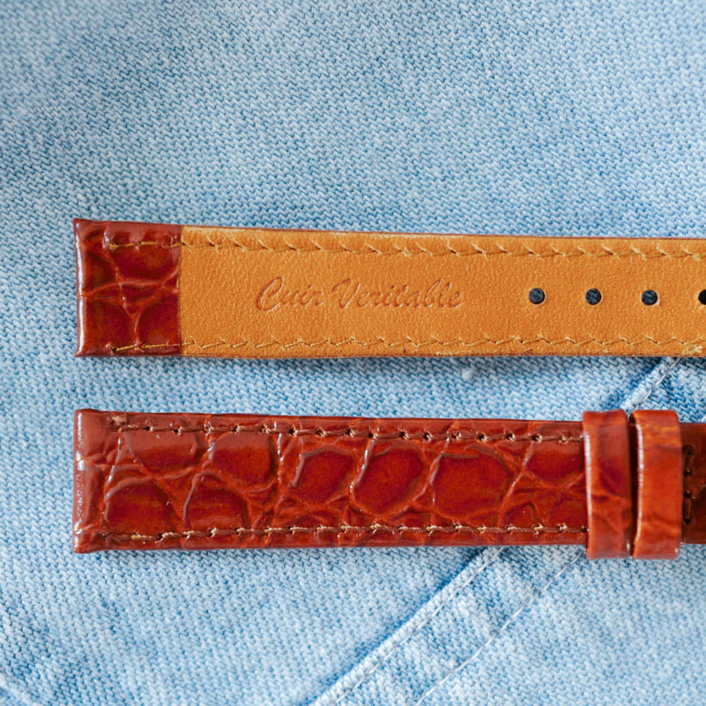 cafe noir les montres bracelet ancien vintage 14 mm aligator marron brillant pour cartier must_4 cafe noir les montres bracelet ancien vintage 14 mm aligator marron brillant pour cartier must_1