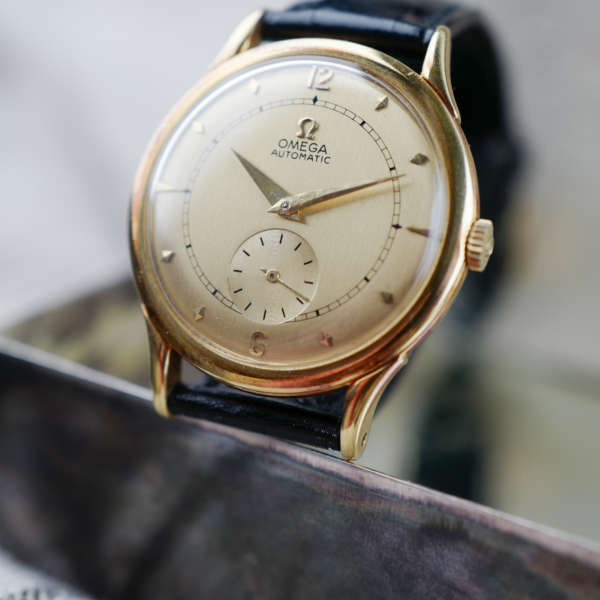 cafe noir montres horloger marseille omega centenary 30.10 or massif boite papier 1948_1