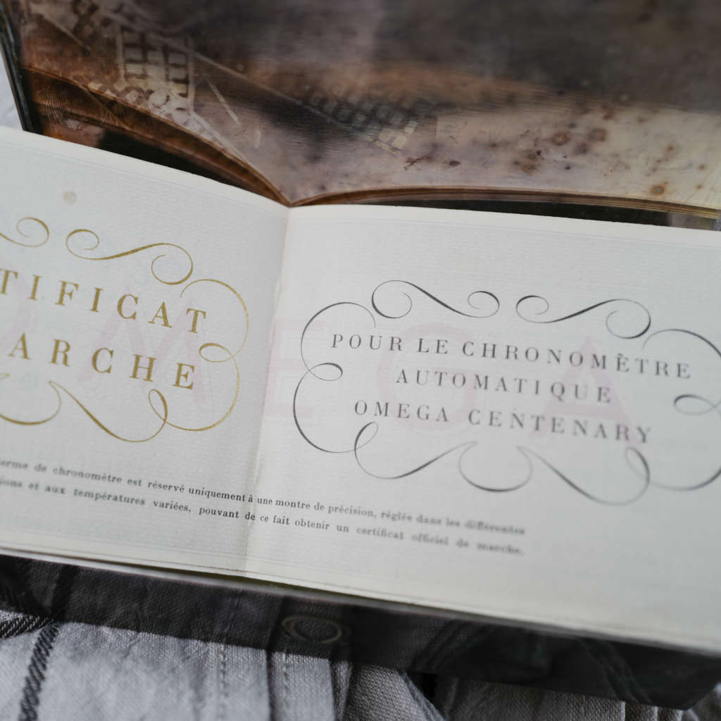 cafe noir montres horloger marseille omega centenary 30.10 or massif boite papier 1948_16 cafe noir montres horloger marseille omega centenary 30.10 or massif boite papier 1948_1