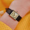 cafe noir les montres vintage horlogerie vintage horloger marseille cartier tank must pour femme mini dorée vermeil