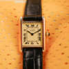cafe noir les montres vintage horlogerie vintage horloger marseille cartier tank must pour femme mini dorée vermeil