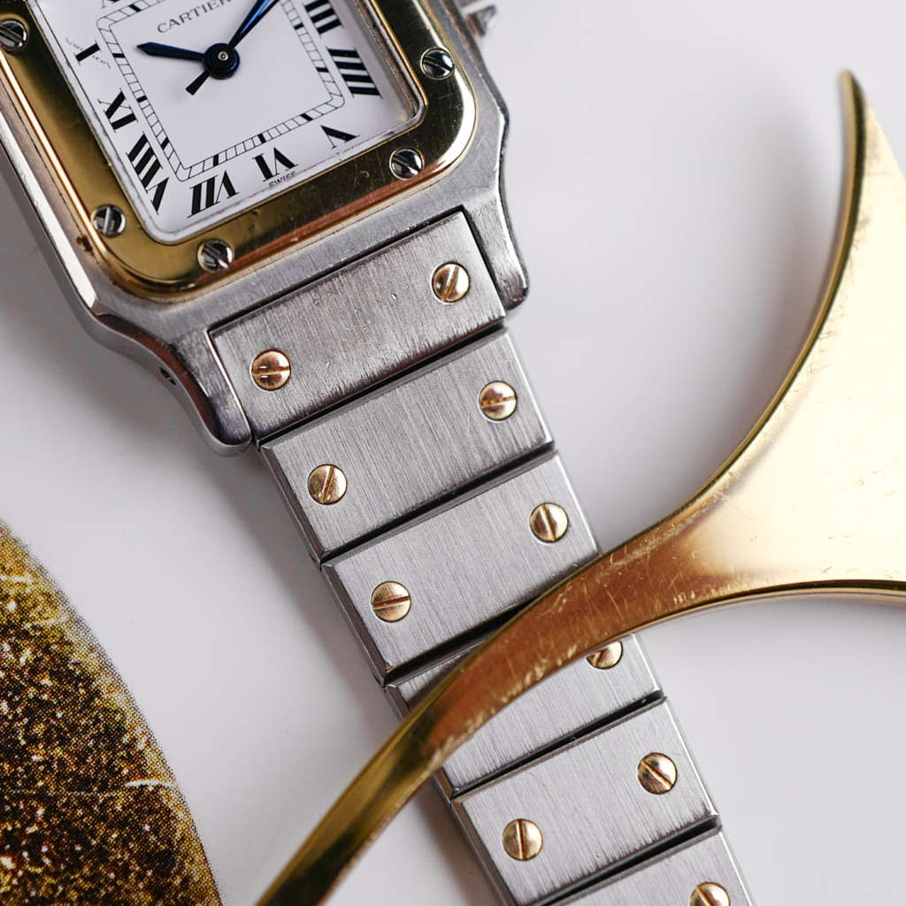 cafe noir les montres horloger marseille cartier santos pour femme or et acier bicolor ref 0902 vintage_3 cafe noir les montres horloger marseille cartier santos pour femme or et acier bicolor ref 0902 vintage