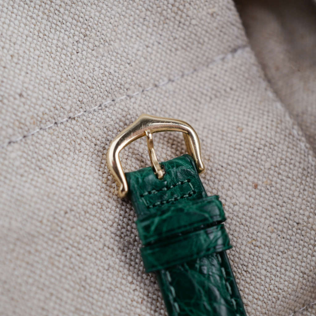 cafe noir montres horloger marseille cartier tank louis petit modèle or massif quartz 18k