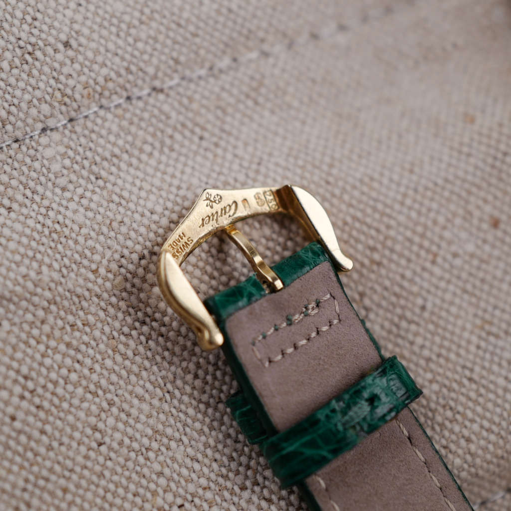 cafe noir montres horloger marseille cartier tank louis petit modèle or massif quartz 18k