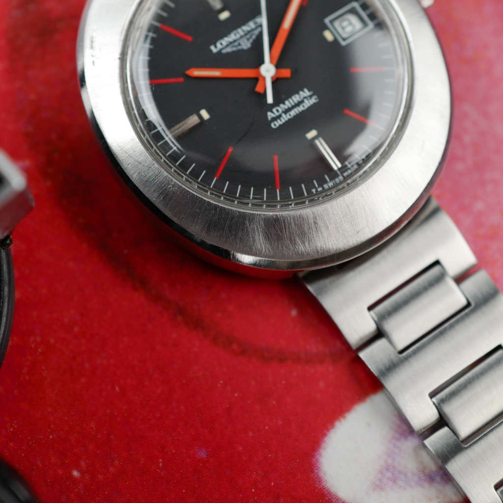 cafe noir les horloger marseille longines admiral tritium cadran gris anthracite mouvement automatique longines 431 vintage homme rare_2 cafe noir les horloger marseille Longines Admiral tritium cadran gris anthracite mouvement automatique Longines 431 vintage homme rare