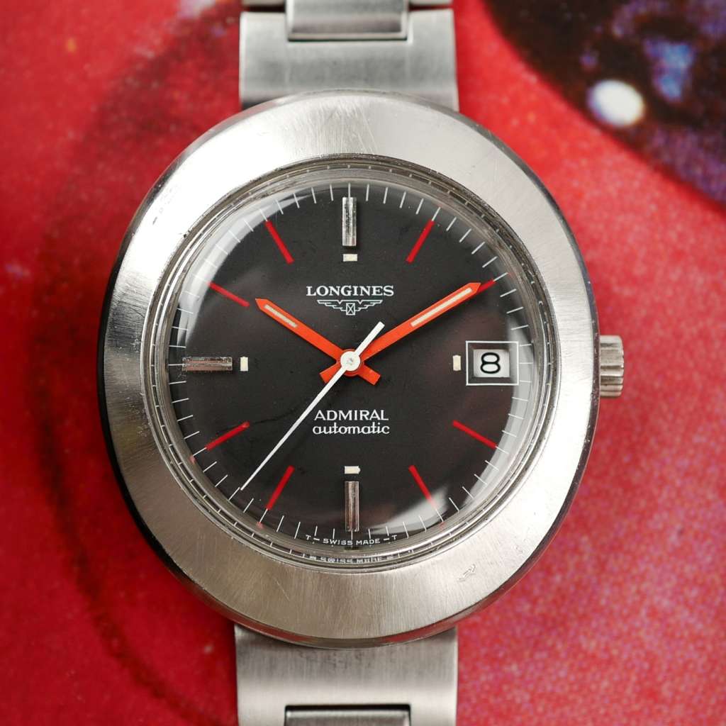 cafe noir les horloger marseille longines admiral tritium cadran gris anthracite mouvement automatique longines 431 vintage homme rare_5 cafe noir les horloger marseille Longines Admiral tritium cadran gris anthracite mouvement automatique Longines 431 vintage homme rare