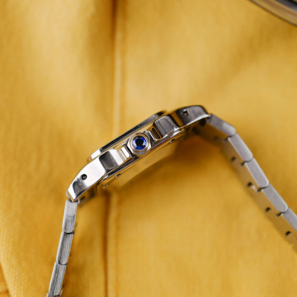 cafe noir les montres horloger marseille vintage cartier santos femme petit modele acier automatique ref 0901 vintage_8 cafe noir les montres horloger marseille vintage cartier santos femme petit modele acier automatique réf. 0901 vintage