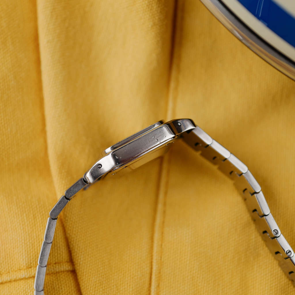 cafe noir les montres horloger marseille vintage cartier santos femme petit modele acier automatique ref 0901 vintage_9 cafe noir les montres horloger marseille vintage cartier santos femme petit modele acier automatique réf. 0901 vintage