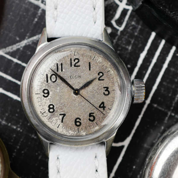 cafe noir les montres vintage horloger marseille montres vintage ELGIN Militaire US Army La montre du débarquement Vintage 1945