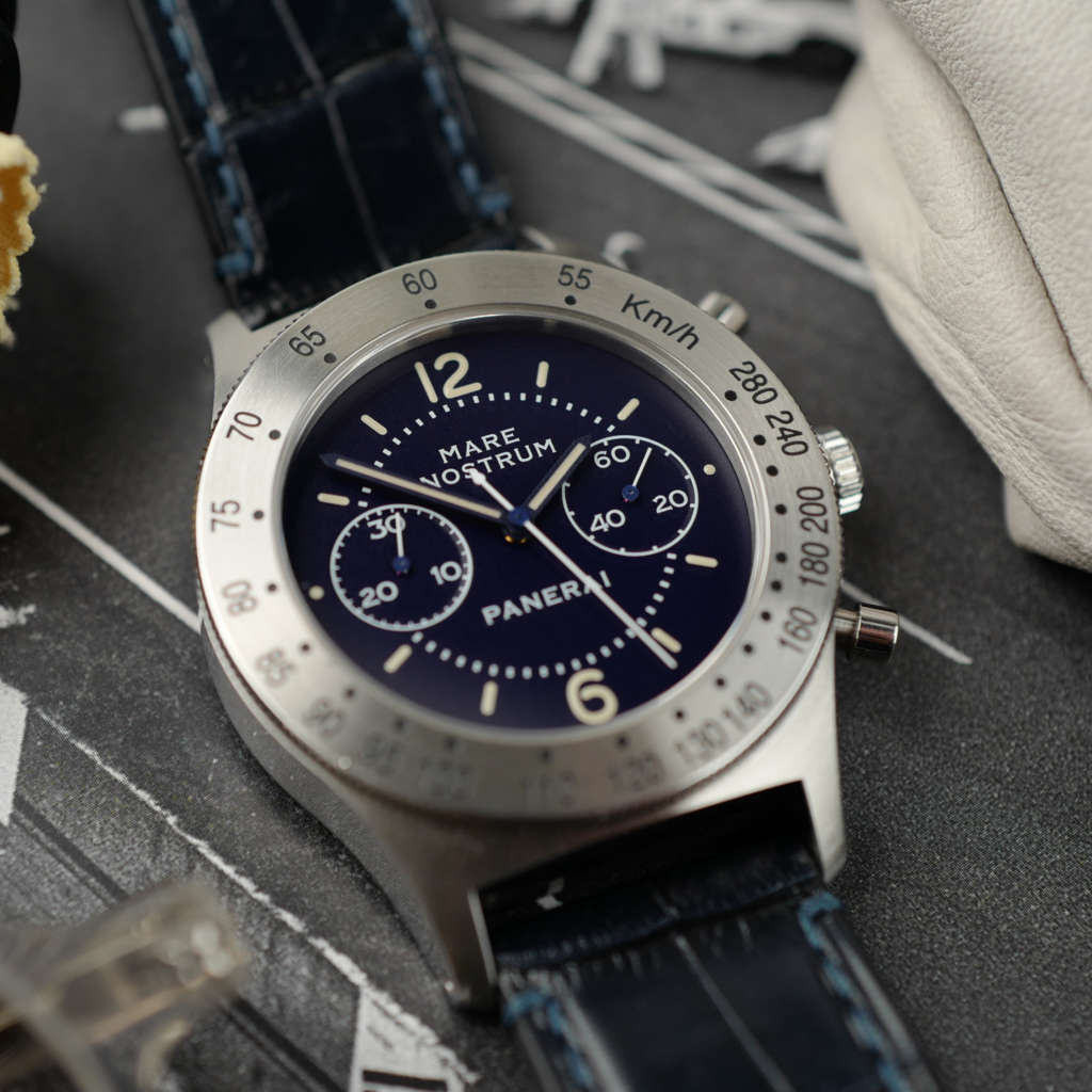 cafe noir les montres vintage marseille horloger panerai mare nostrum chronographe cadran bleu mat edition limitee 1000 PAM00716 de 2017 full set boite papier_4 cafe noir les montres vintage marseille horloger panerai mare nostrum chronographe cadran bleu mat edition limitee 1000 PAM00716 de 2017 full set boite papier