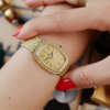 cafe noir montres horloger marseille BAUME & MERCIER Bracelet en or 18k pour femme Vintage 1980_2