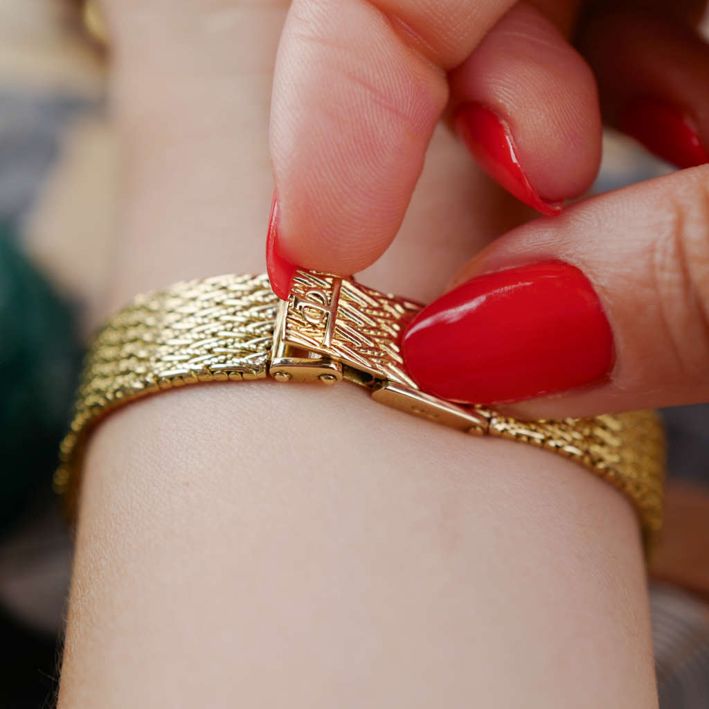 cafe noir montres horloger marseille BAUME & MERCIER Bracelet en or 18k pour femme Vintage 1980_15 cafe noir montres horloger marseille BAUME & MERCIER Bracelet en or 18k pour femme Vintage 1980_2