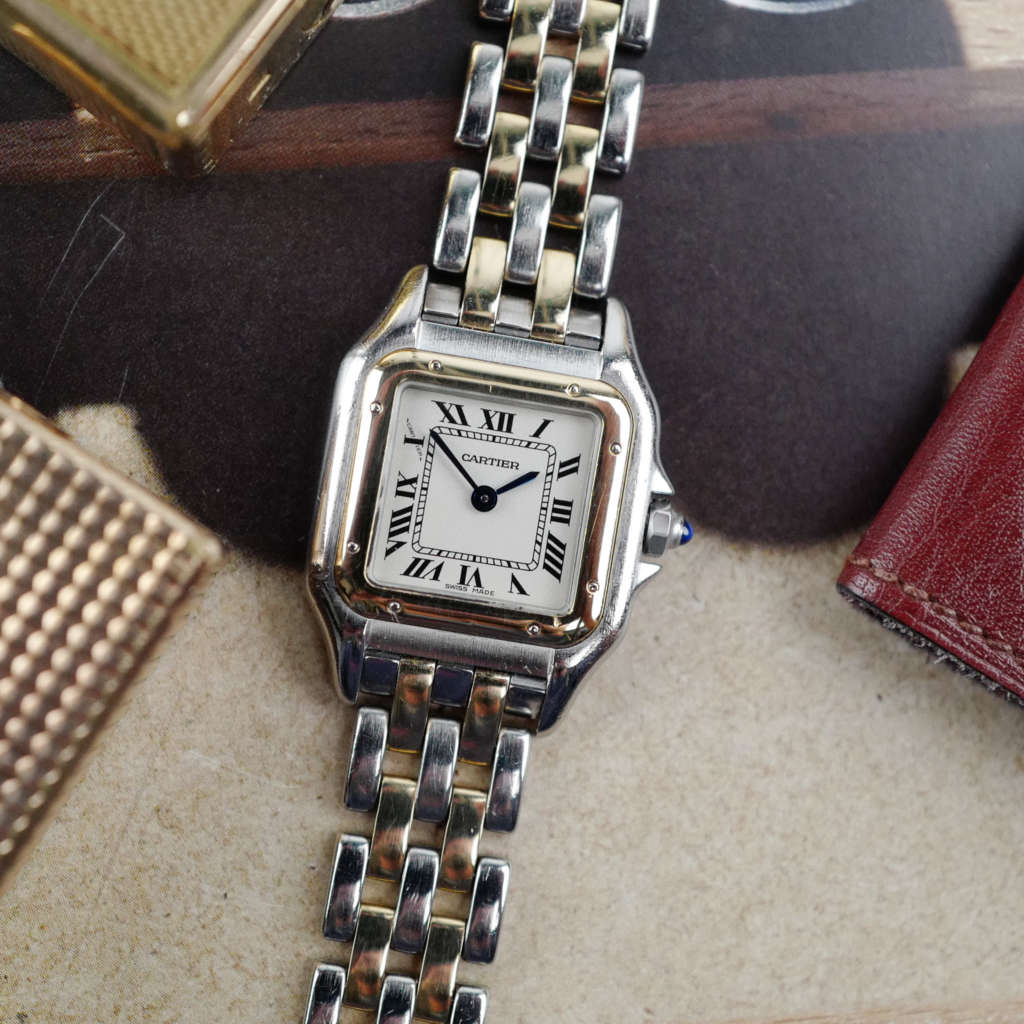 cafe noir les montres vintage horloger marseille cartier panthere or et acier petit modele vintage pour femme cartier sav boite papiers de service_2 cafe noir les montres vintage horloger marseille cartier panthere or et acier petit modele vintage pour femme cartier sav boite papiers de service_3