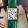 cafe noir les montres vintage horloger marseille cartier tank must vintage petit modele vermeil plaque or cadran rare_2