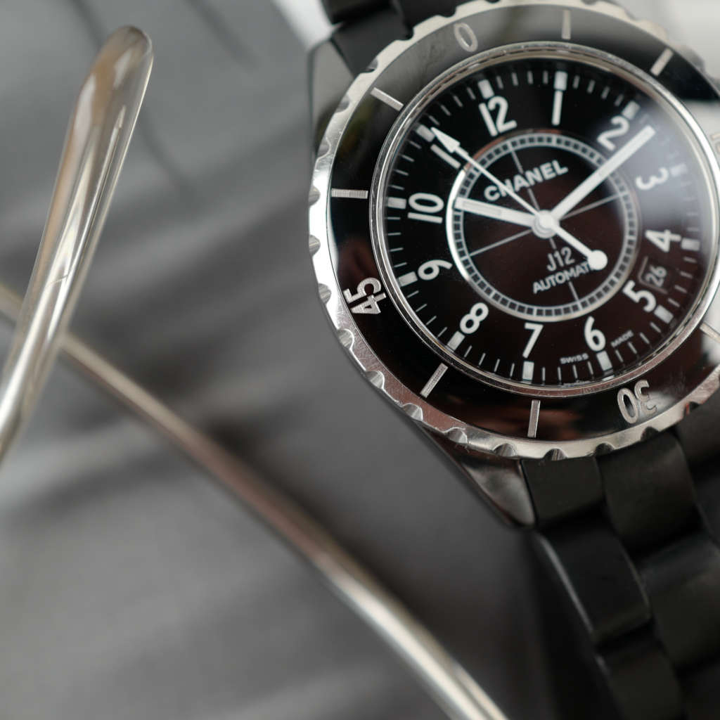cafe noir les montres vintage horloger marseille chanel ceramique J12 noir automatique femme occasion_3 cafe noir les montres vintage horloger marseille chanel ceramique J12 noir automatique femme occasion