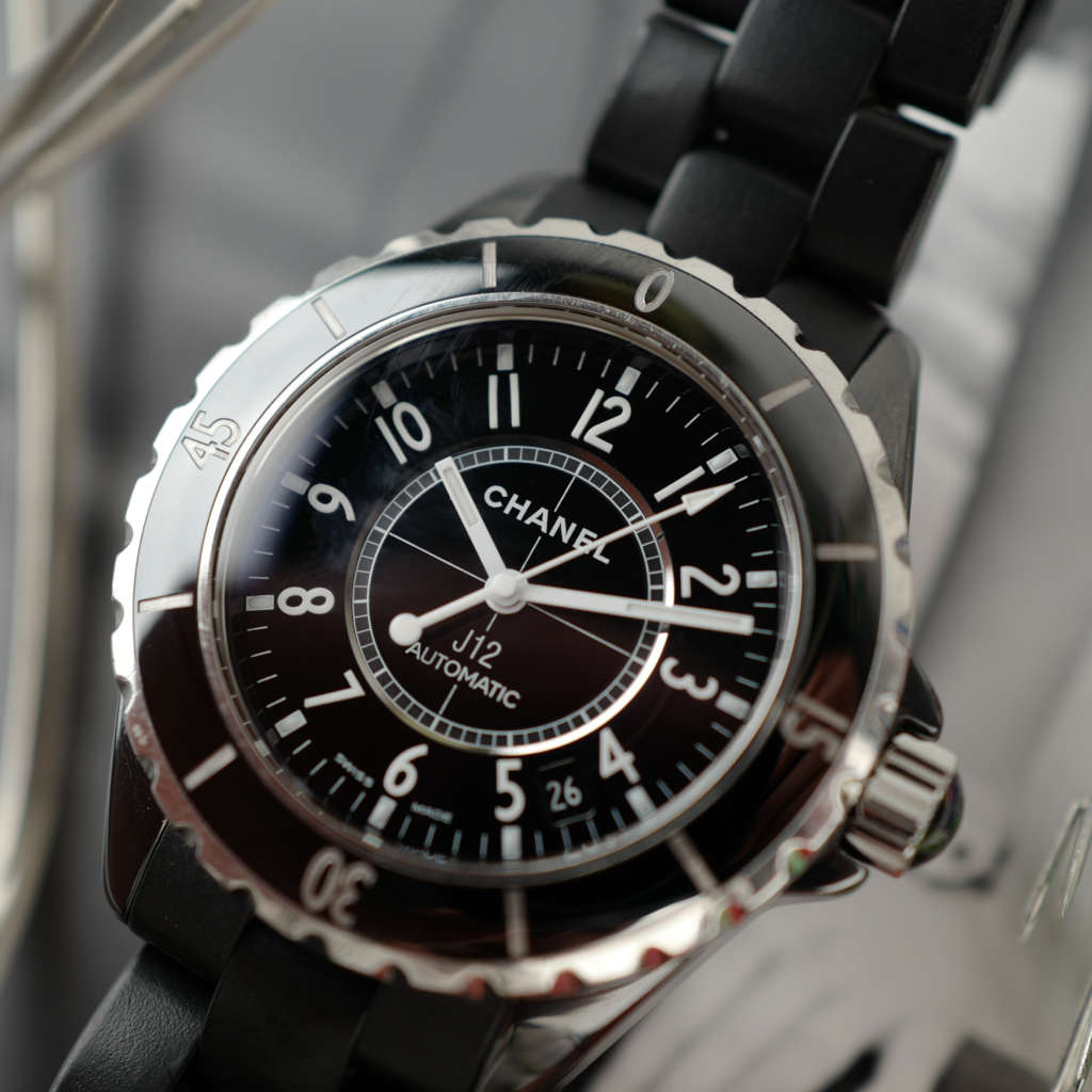 cafe noir les montres vintage horloger marseille chanel ceramique J12 noir automatique femme occasion_4 cafe noir les montres vintage horloger marseille chanel ceramique J12 noir automatique femme occasion
