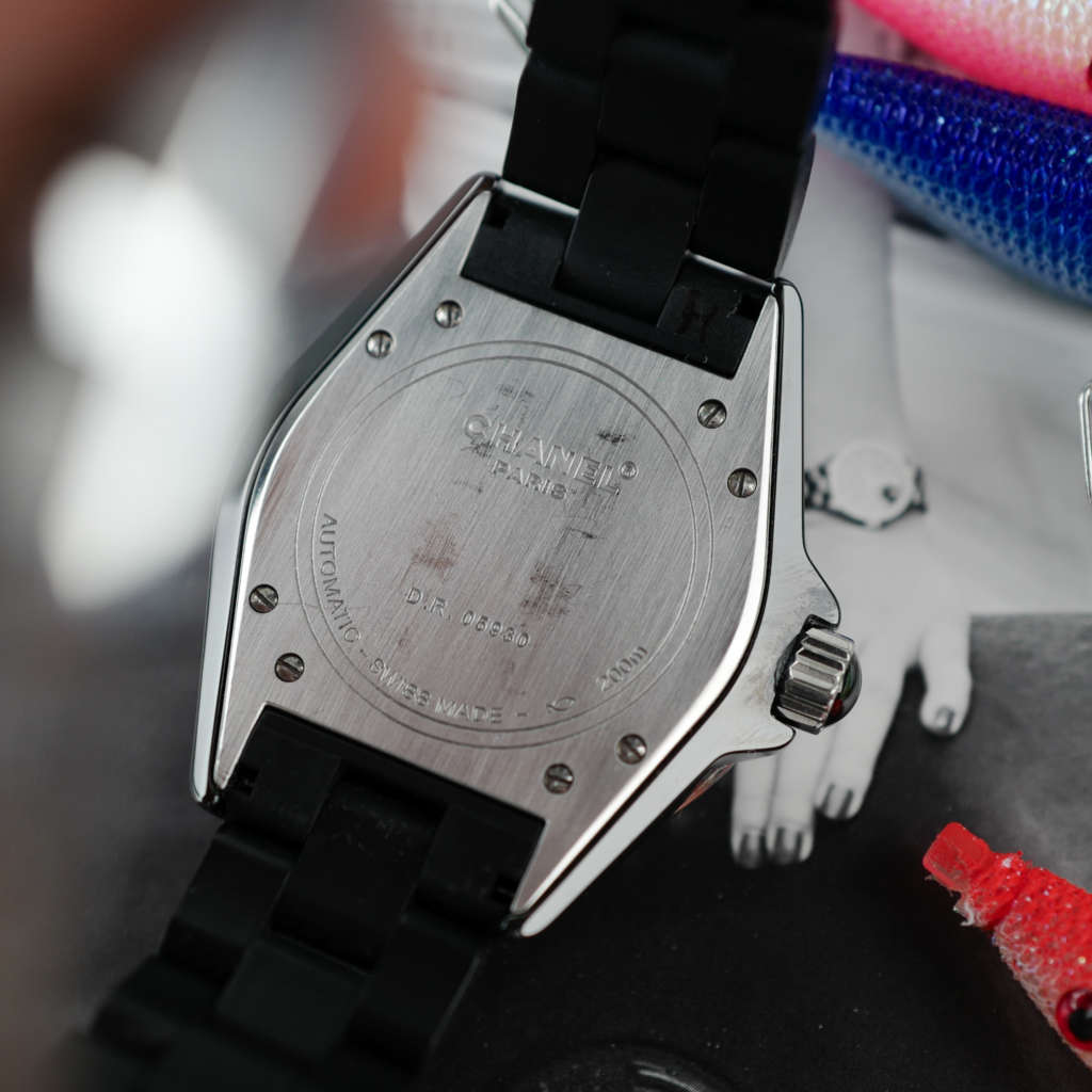 cafe noir les montres vintage horloger marseille chanel ceramique J12 noir automatique femme occasion_7 cafe noir les montres vintage horloger marseille chanel ceramique J12 noir automatique femme occasion