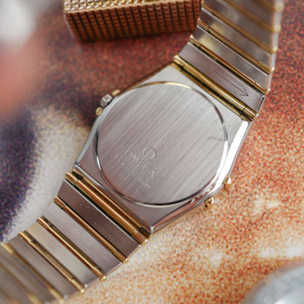 cafe noir les montres vintage horloger marseille omega vintage constellation quartz or acier pour homme grande taille Constellation 396.1070 396.1080
