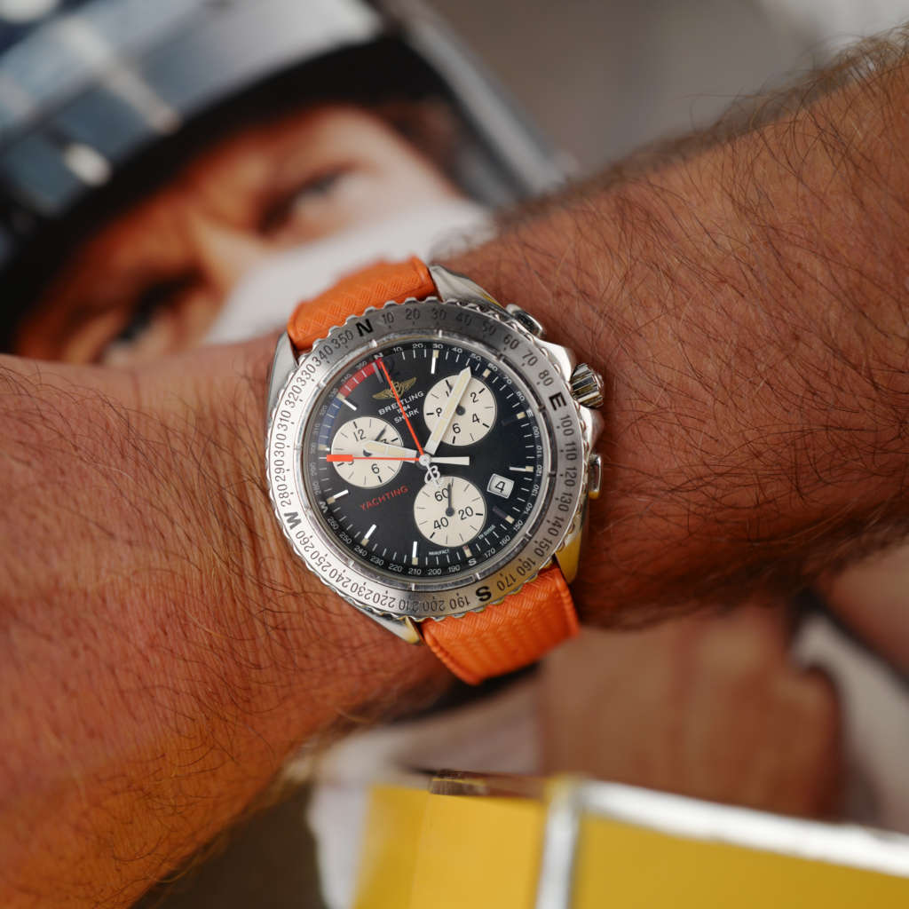 cafe noir les montres vintage horloger marseille vauban breitling shark vintage A53605 quartz 1990 vintage_1