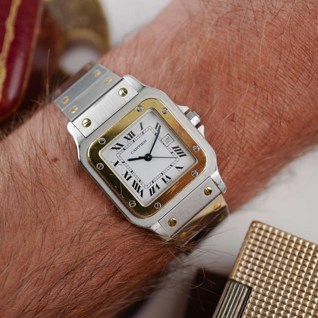 cafe noir les montres vintage horloger marseille cartier santos or et acier grand modele taille homme vintage or et acier_10 cafe noir les montres vintage horloger marseille cartier santos or et acier grand modele taille homme vintage or et acier_1