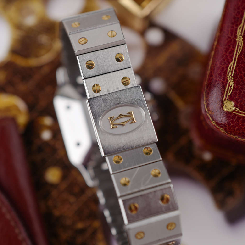 cafe noir les montres vintage horloger marseille cartier santos or et acier grand modele taille homme vintage or et acier_7 cafe noir les montres vintage horloger marseille cartier santos or et acier grand modele taille homme vintage or et acier_1