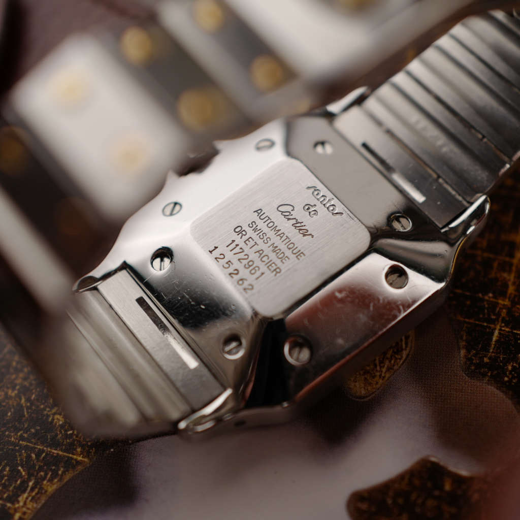 cafe noir les montres vintage horloger marseille cartier santos or et acier grand modele taille homme vintage or et acier_8 cafe noir les montres vintage horloger marseille cartier santos or et acier grand modele taille homme vintage or et acier_1