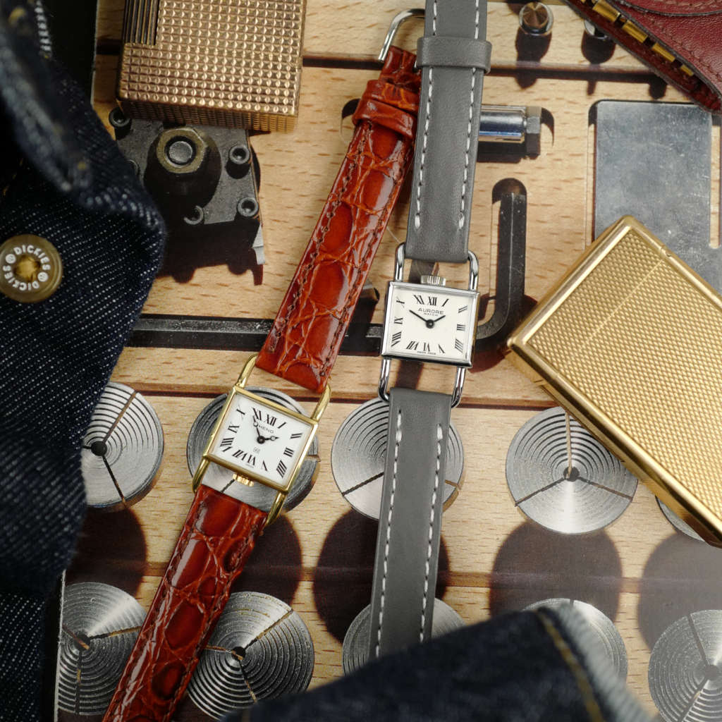 cafe noir les montres vintage horloger marseille vintage heno montre femme étrier hermès cuir