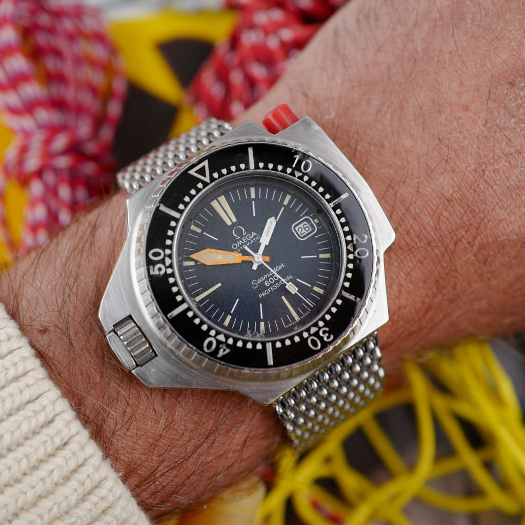 vintage Omega Seamaster Ploprof 166.077 bracelet shark mesh 1266:237_12 vintage Omega Seamaster Ploprof 166.077 bracelet shark mesh 1266/237