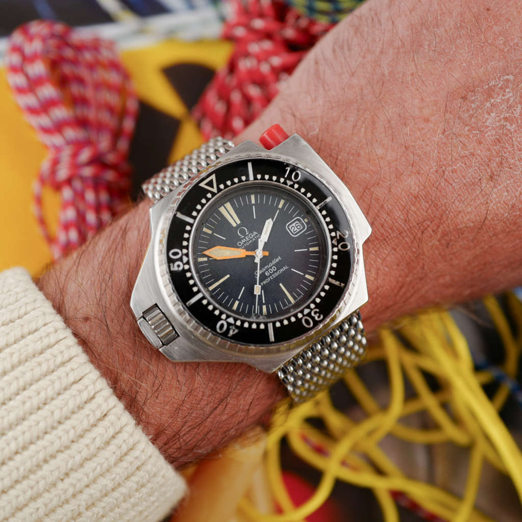 vintage Omega Seamaster Ploprof 166.077 bracelet shark mesh 1266:237_13 vintage Omega Seamaster Ploprof 166.077 bracelet shark mesh 1266/237