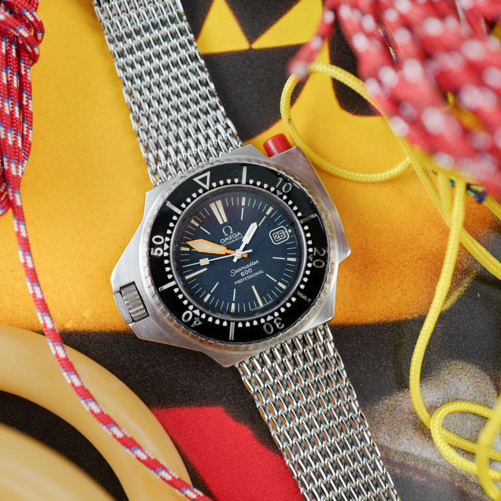 vintage Omega Seamaster Ploprof 166.077 bracelet shark mesh 1266:237_8 vintage Omega Seamaster Ploprof 166.077 bracelet shark mesh 1266/237