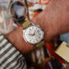 cafe noir les montres horloger marseille cadran blanc tritium aiguilles sonnerie memovox vintage 36 jaeger lecoultre 916