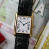 cafe noir les montres horloger marseille cartier tank or jaune 18k Collection Louis Medium M2000 vintage 1990