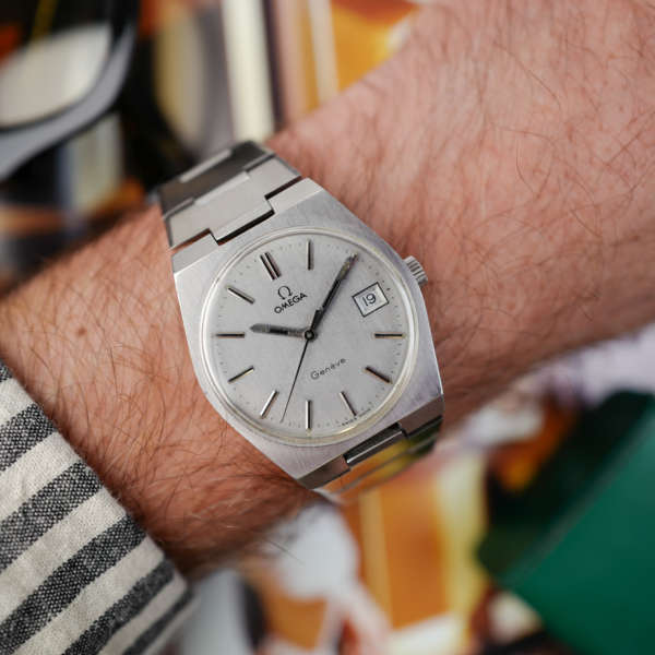 OMEGA Geneve Acier Cadran Gris Vintage 1972