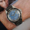 cafe noir les montres horloger marseille yema superman 241117 vintage cadran bleu tropic noir vintage automatique